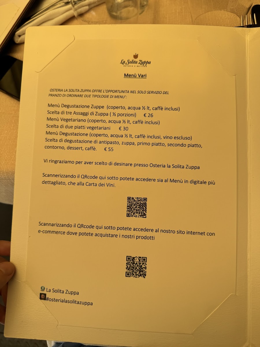 Menu Osteria La Solita Zuppa-4
