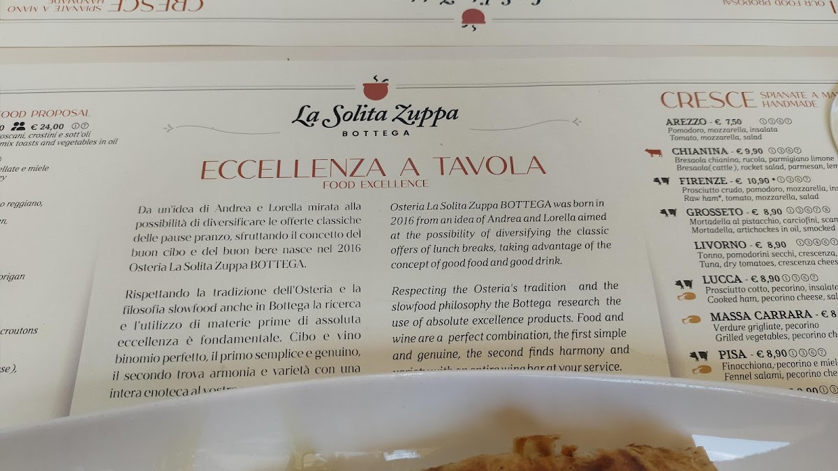 Menu Osteria La Solita Zuppa-7